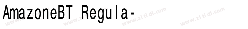 AmazoneBT Regula字体转换